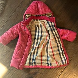 Burberry girls coat